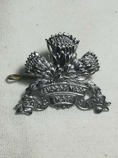 SA ARMOUR CORPS CAP BADGE