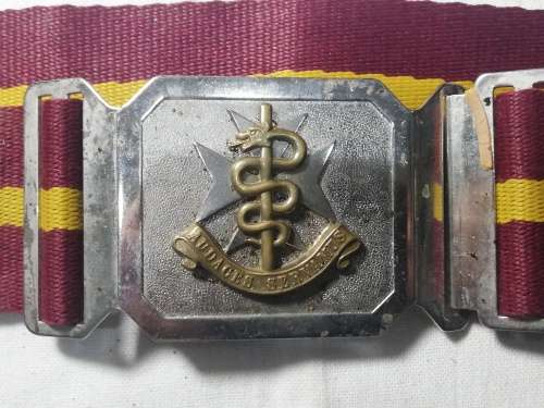MEDICAL  CORPS BELT AND BUCKLE