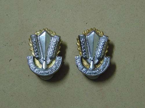 SADF CHEF COLLAR BADGES SET ALL PINS