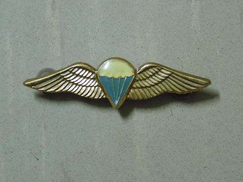 SA PARACHUTE BASIC PARATROOPER WINGS 8 JUMPS OR MORE