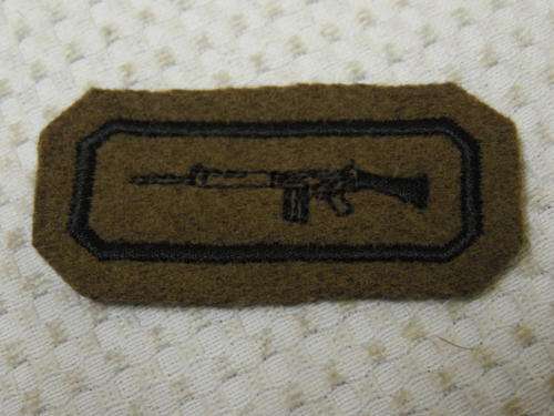 SADF EMBROIDERED SHOOTING BADGE