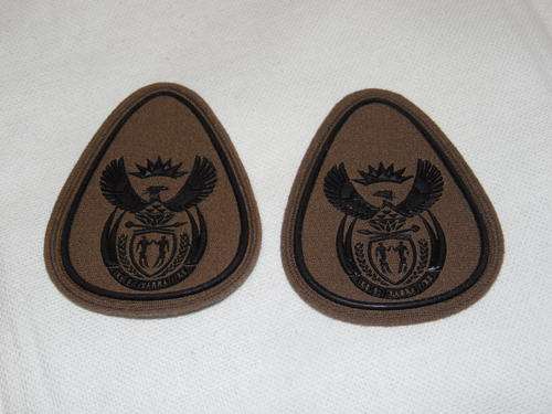 SANDF WO1 COLLAR RANK SET