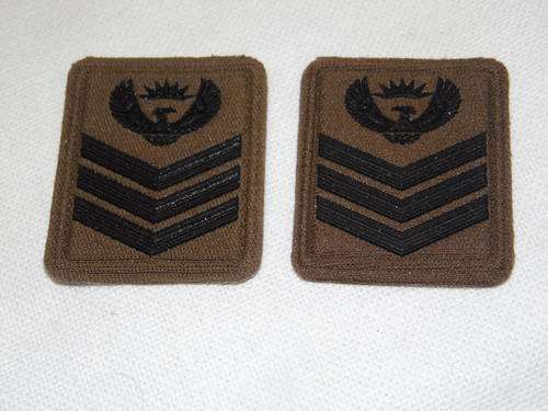 SANDF S/SGT COLLAR RANK SET