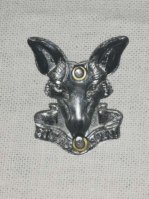 INTELEGENCE CORPS CAP BADGE WITH SCREWS