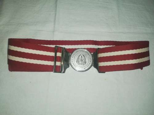 ARMY GYMNASIUM BELT AND BUCKLE 96CM BELTING 96CM BELTING