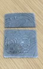 Zippo Lighter Inserts 1 x Lady and Pipe and a Vintage Zippo Case and a Harley Davidson front Plate