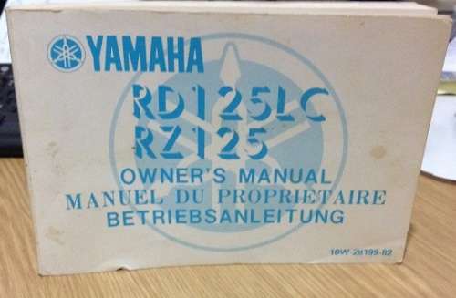1983 Yamaha RD125LC/RZ125 Owners Manual