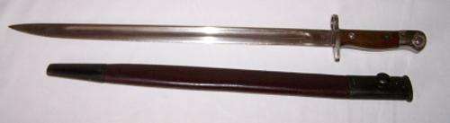British Sanderson made South African Pattern 1907 bayonet dated 1941South Army Edged Weapons Bayonet
