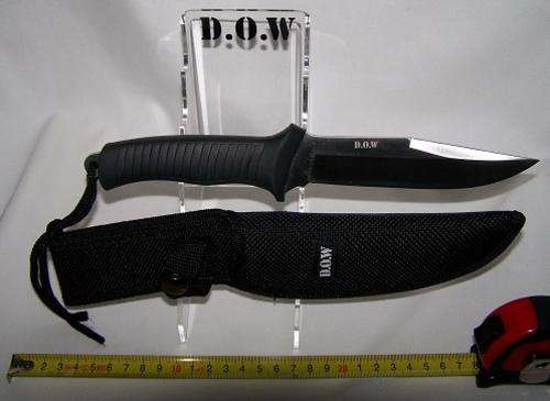 D.O.W Blades. Hunting Tactical, Fishing and Zombies Knife with Sheath - 2931