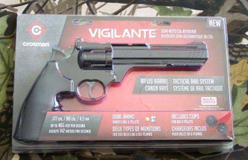 Crosman Vigilante 4.5mm Pellet & BB Combined Co2 Pistol Combo + Free Stuff