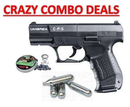 Umarex C.P.S 4.5mm Co2 Pellet Pistol Crazy Combo  ***Lots Of Extras***