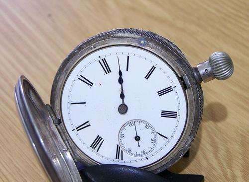 A.W.W.Co. Riverside Waltham Pocket Watch With Tell Time Window