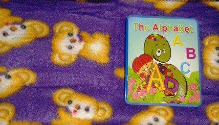 Baby blanket with free book