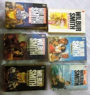 Collectin of Wilbur Smith Books