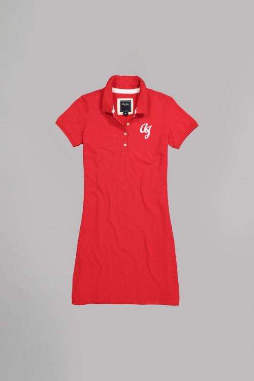 Aca Joe Red Ladies Signaute Dress - Medium