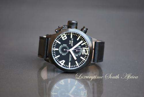 U-Boat SPECIAL EDITION Black PVD Mens Watch 362 Left Hook*** CRAZY R1 NO RESERVE***