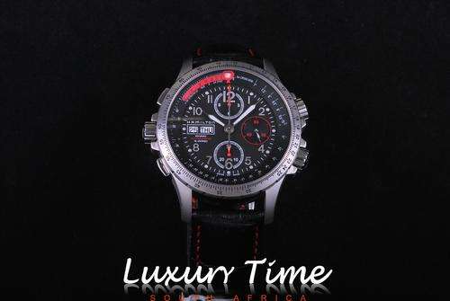 Hamilton Khaki X-Wind Chronograph Flight Aviation Automatic Watch 44mm