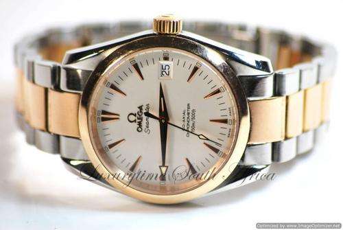 Omega Aqua Terra Automatic Chronometer 2 tone Rose Gold and SS***1st Bidder will win Auction***