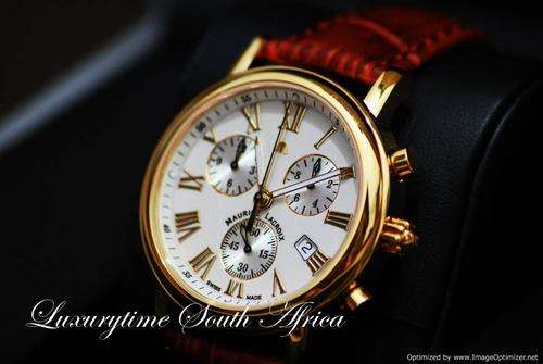 Maurice Lacroix Les Classiques Chronograph Gold Plated**1st Bidder will win Auction**