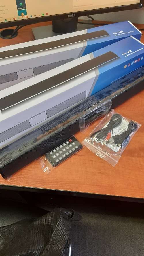 BS-28B Protable Wireless bluetooth 4.2 Speaker Home Theater Soundbar 4 Modes 3D