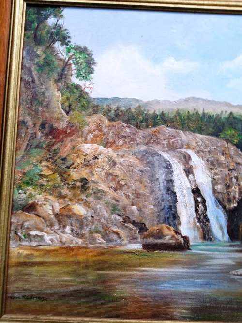 VERY OLD OILS ON CANVAS SIGNED S M RODMAN. A MUST HAVE!!!