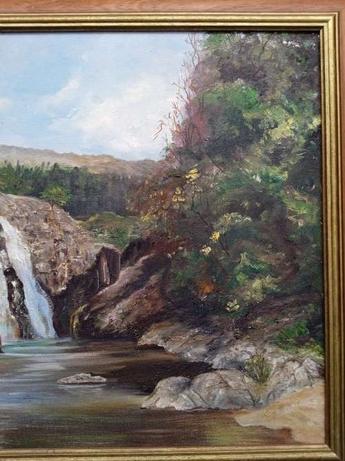 VERY OLD OILS ON CANVAS SIGNED S M RODMAN. A MUST HAVE!!!