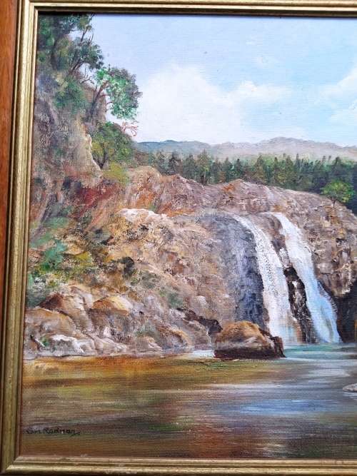 VERY OLD OILS ON CANVAS SIGNED S M RODMAN. A MUST HAVE!!!