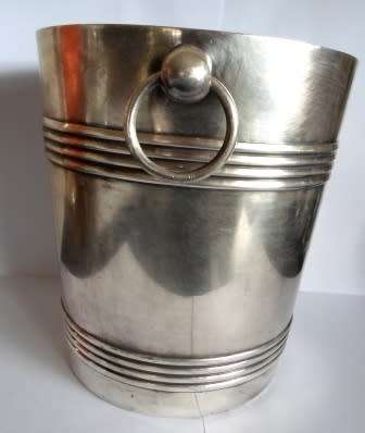 WOW!! VINTAGE CHRISTOFLE FRANCE SILVER PLATED CHAMPAGNE BUCKET VALUE R2500