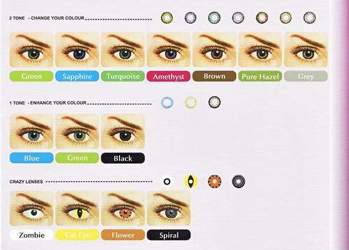 Cosmetic contact lenses