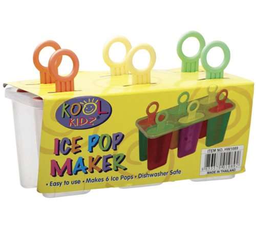 6 piece ICE LOLLY MAKER
