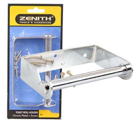 CHROME FINISH TOILET ROLL HOLDER