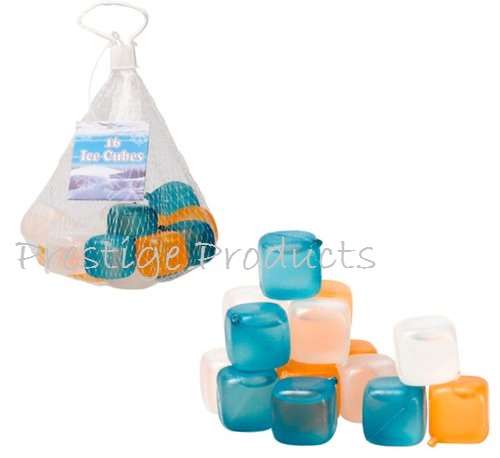 Plastic Ice Cubes Pk of 16