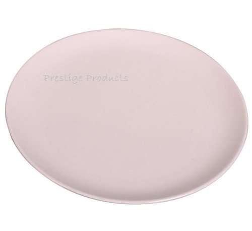 Set Of 4 Melamine Dinner Plates Picnic Outdoor 25cm - Plain White