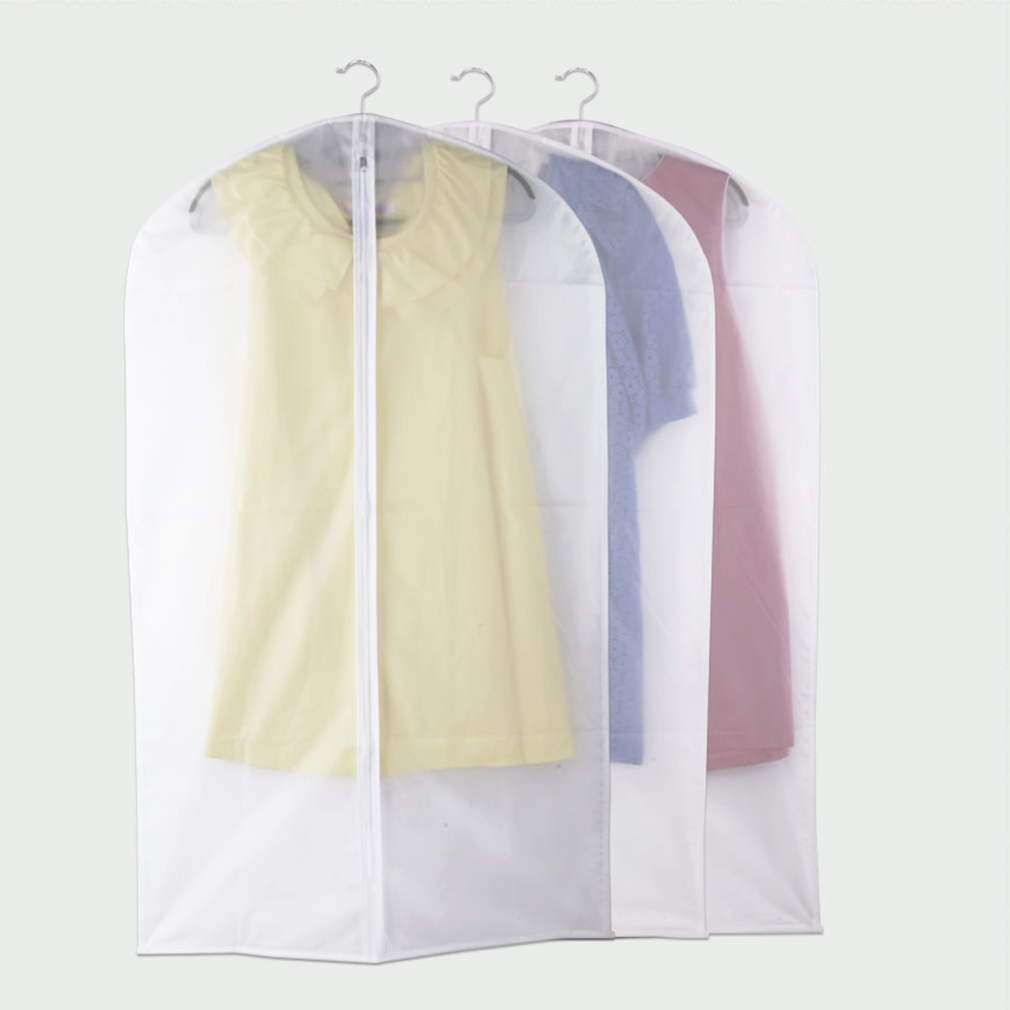 1 X Garment Suit Cover Bag Dustproof Protector Zip Closure 90 x 60 cm