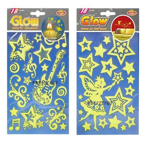 1 pack of GLOW IN DARK ROOM DECOR - KIDS