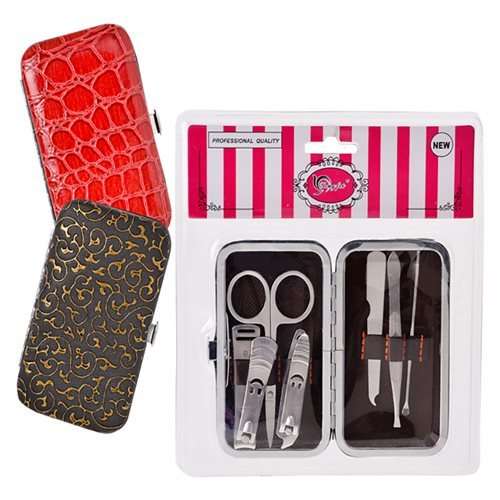 Manicure Set In Clip Case  6 Piece