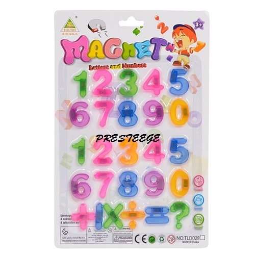 1 Set Magnetic Numbers & Symbols  25 Pieces