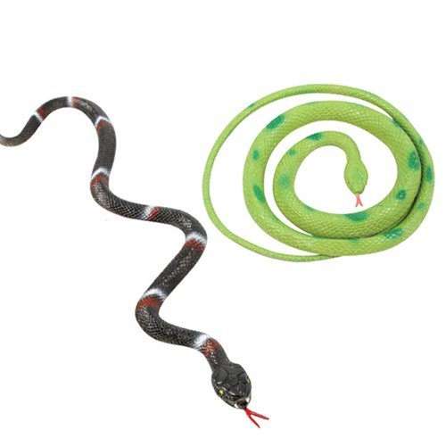 1 X Rubber Snake  86cm, Assorted