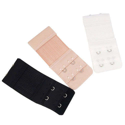 1 X Pack of Women-Bra-Strap-Extender-2-Rows-2-Hooks-Bra-Extenders-Clasp-Strap-Intimates