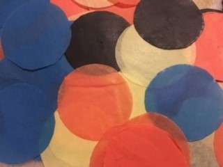 PACKET of PARTY CONFETTI 5cm - for TABLE DECOR/ BALLOON FILLER 200 pieces