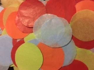 PACKET of PARTY CONFETTI 5cm - for TABLE DECOR/ BALLOON FILLER 200 pieces