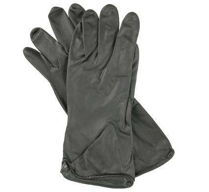 2 x Builders Gloves - Black - Latex