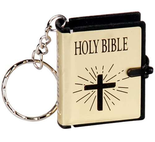 1 x Mini English Bible Keychain