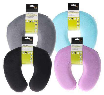 1 x Travellers Neck Cushion  U Shape Travel Pillow MEMORY FOAM