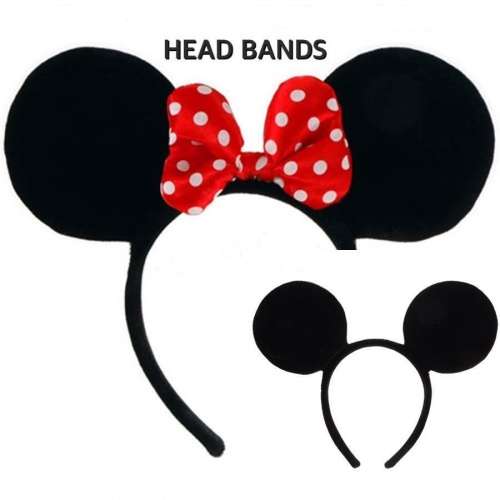 1 X MICKEY or MINNIE HEAD WEAR