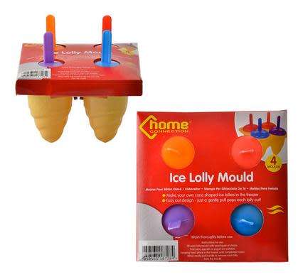 1 x Ice Lolly Maker Plastic 4 piece Large
