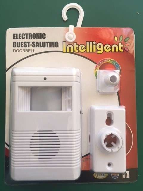 Wireless IR Auto Guest Greeting Sensor Entry Alert Door Chime Alarm