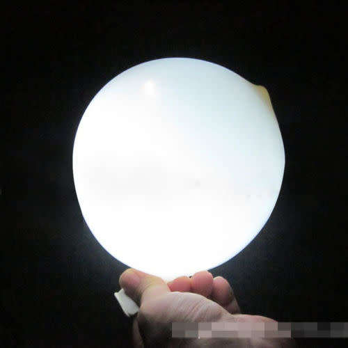 10X LED Glow Light Up White Balloons FOR  Parties Weddings Anniversaries Birthdays