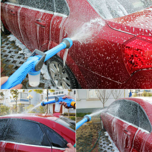 EZ JET MULTI FUNCTION TURBO SPRAY GUN WITH SOAP DISPENSER WATER CANNON 8 IN 1