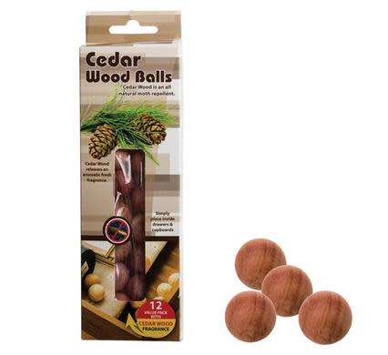 PACK OF 12 CEDAR WOOD BALLS ALL NATURAL MOTH REPELLENT DAMP MUSTY CLOTHES